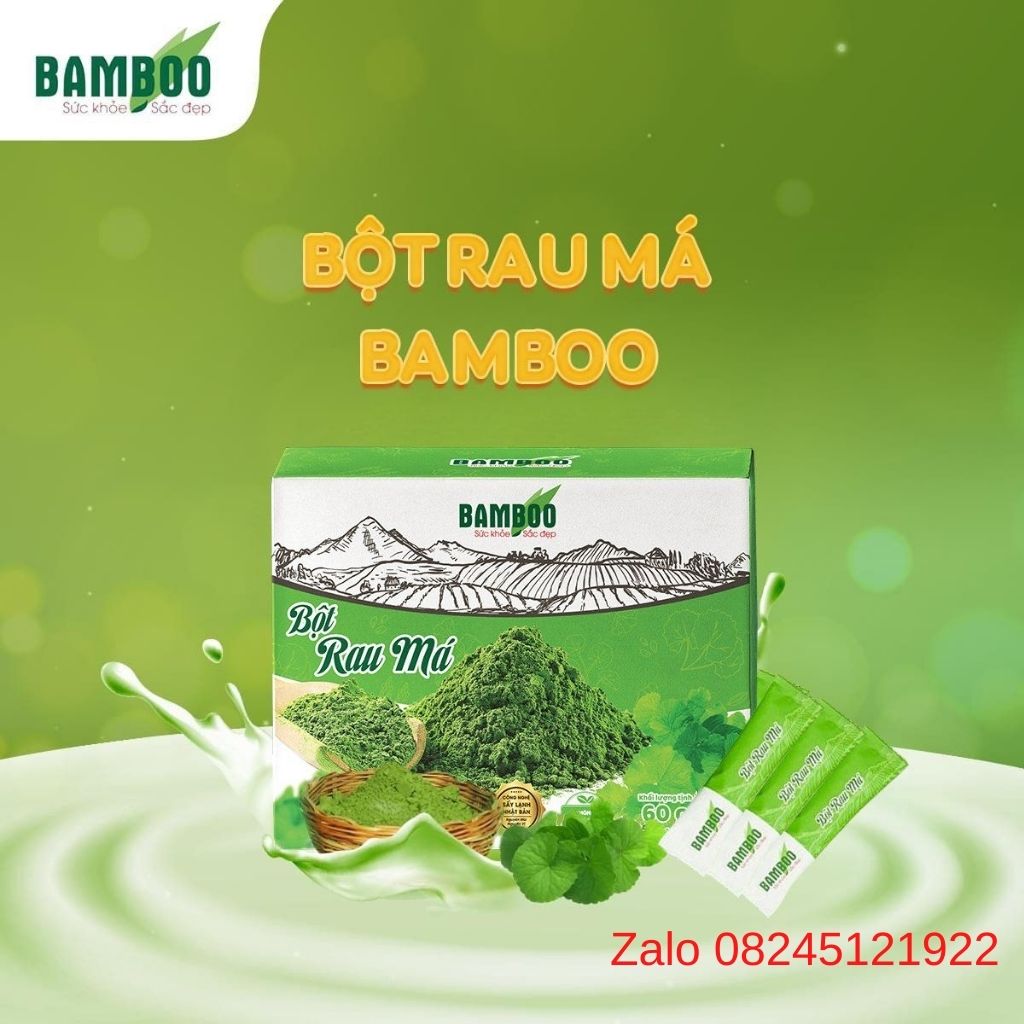 BỘT RAU MÁ BAMBOO NGUYÊN CHẤT